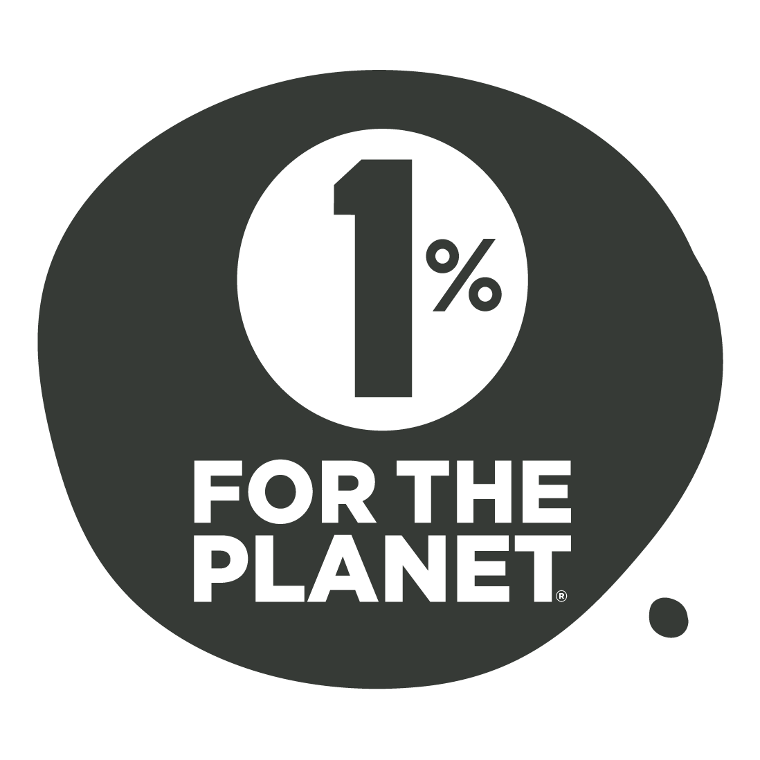 the 1 percent for the planet logo