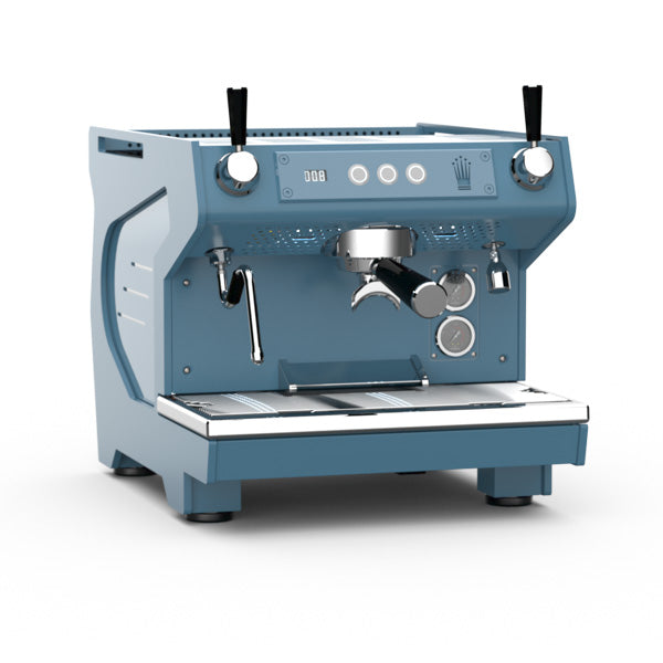 The Conti Ace Espresso Machine in pastel blue