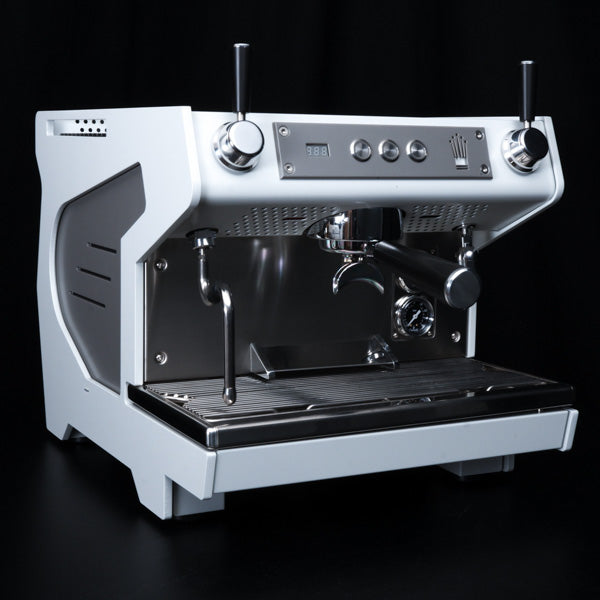 The conti ace espresso machine in white