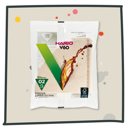 HARIO V60 FILTER PAPER (SIZE 02)