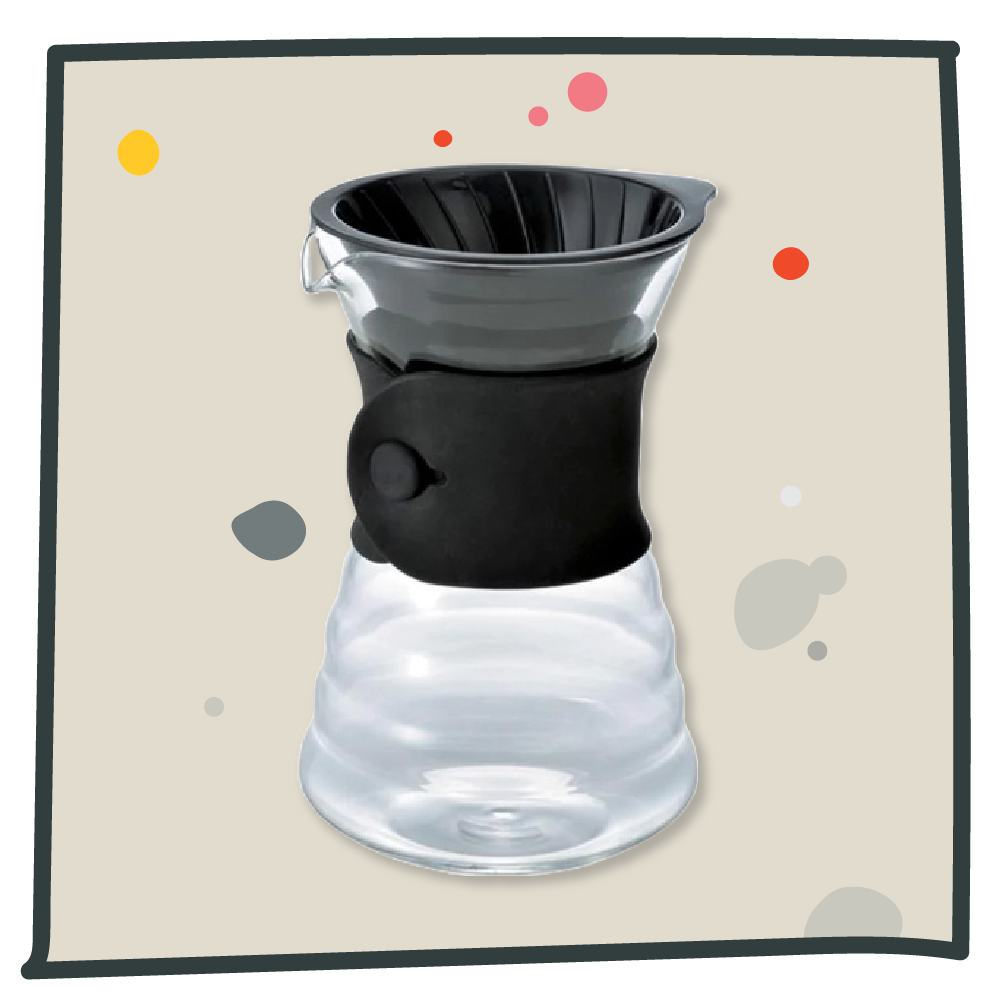 HARIO V60 DRIP DECANTER POUR OVER COFFEE MAKER (700ML)