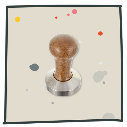 MOTTA WOODEN COFFEE TAMP (FLAT BASE 58mm)