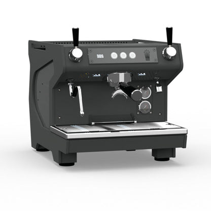 The Conti Ace Espresso Machine in traffic grey